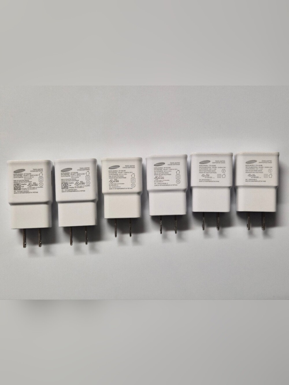 Samsung Travel Adapter/Wall Charger - Lot of 6 - White